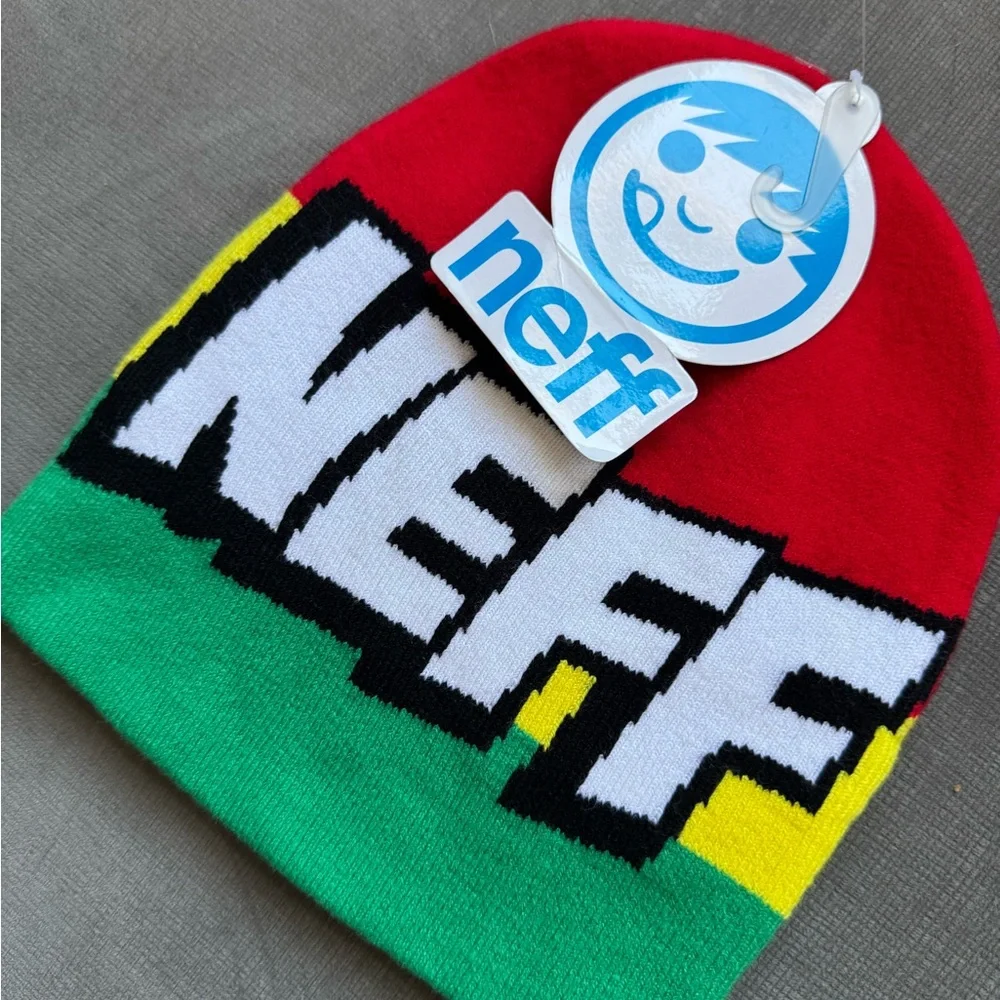 Neff Beanie / Color Rasta / One Size / New - Picture 2 of 6